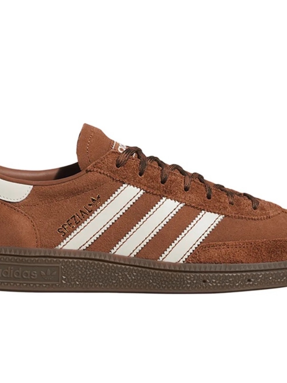 adidas Spezial Brown Suede Sneaker with White Stripes